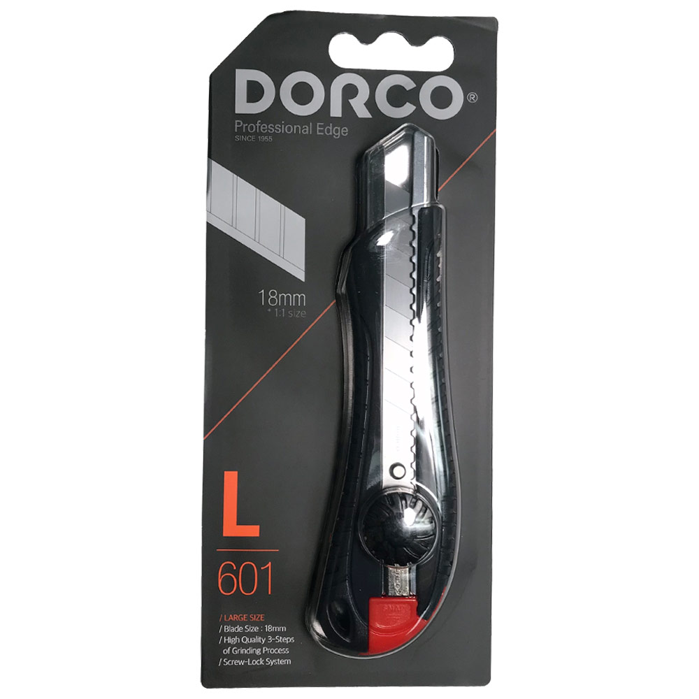 Cuchillo Profesional Dorco L601 hojas 18 mm.